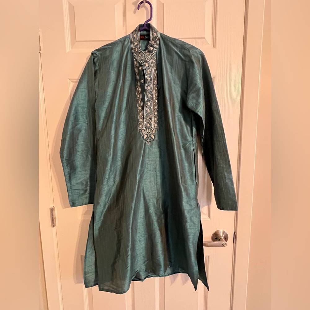 Men’s Blue Shalwar Kameez Size Small/Medium
